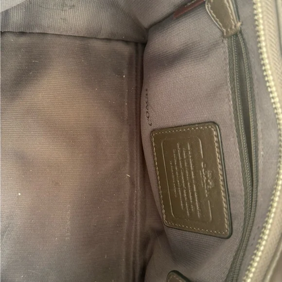 Coach Dark Brown Leather Crosby Carryall - Picture 9 of 10